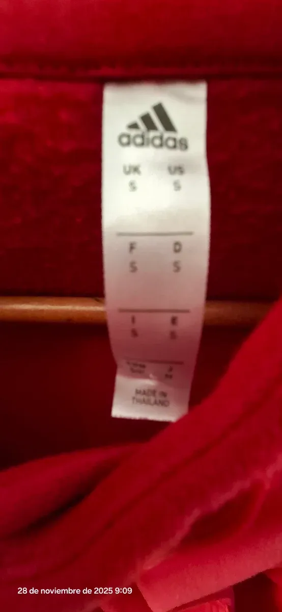 Moletom Adidas Vermelho com Capuz