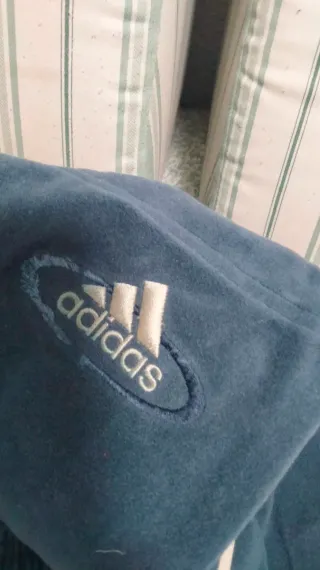 Chándal Adidas Chico Beige y Azul