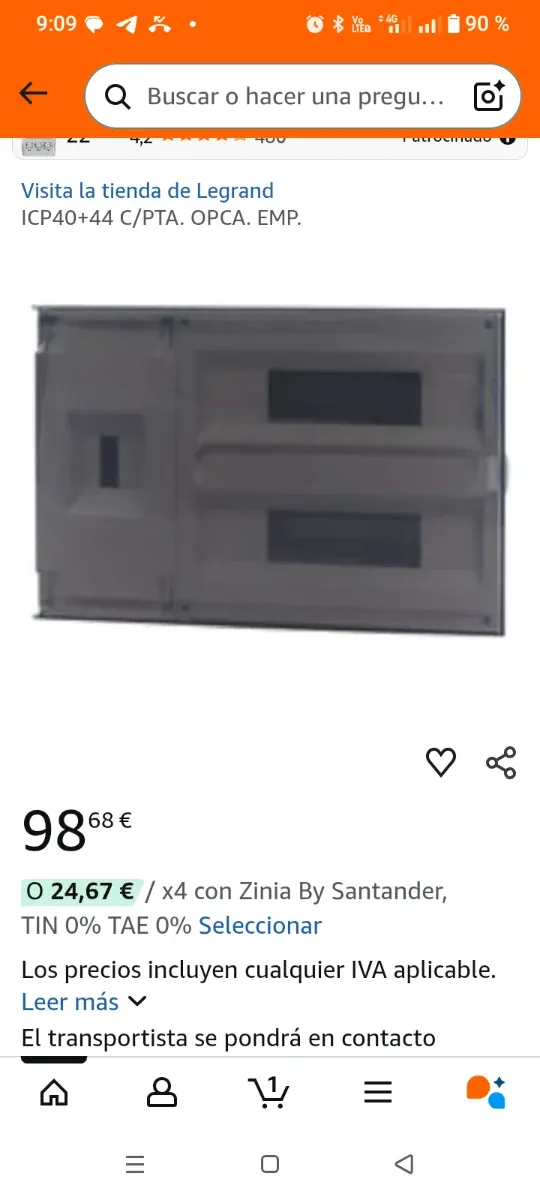 Scatola da incasso per scatola elettrica