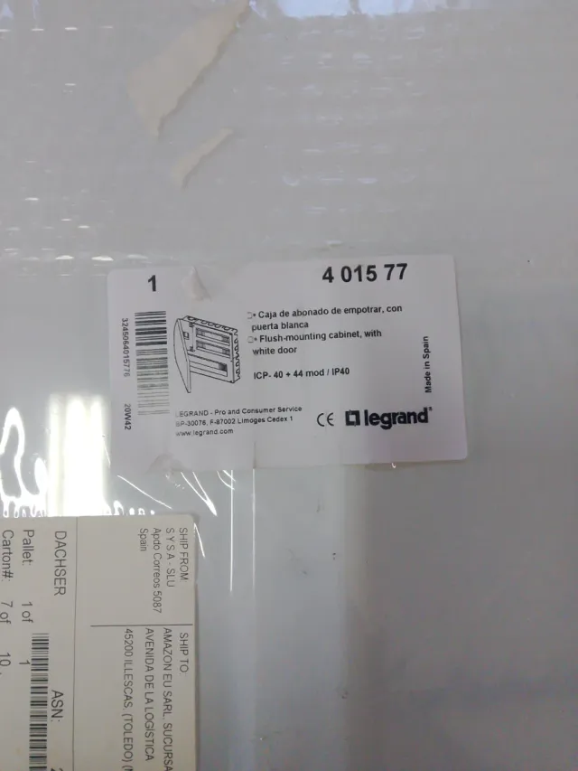 Scatola da incasso per scatola elettrica