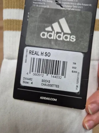 Calcetines Adidas Real Madrid Dorados