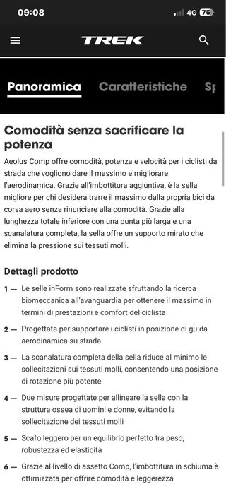 Bontrager Aelous Comp sella NUOVA