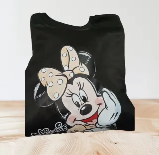 Sudadera Disney Negra Talla XXL talla grande