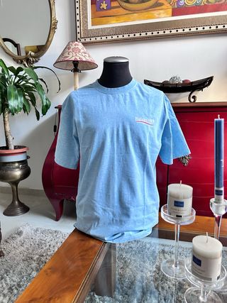 Camiseta Balenciaga Azul Talla XS