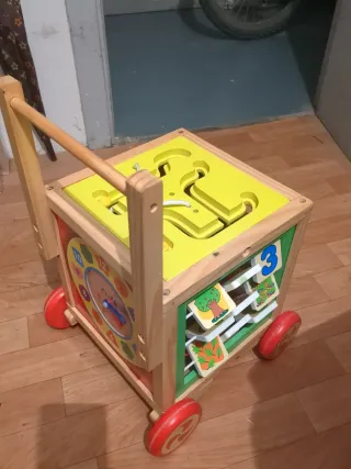 Juguete didáctico Correpasillos madera