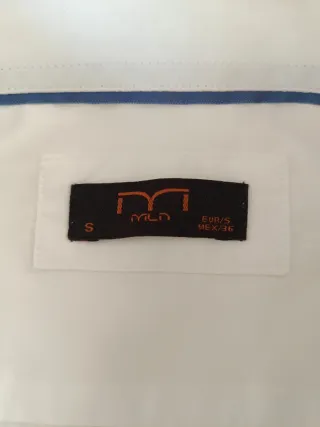 Camisa de traje blanca hombre