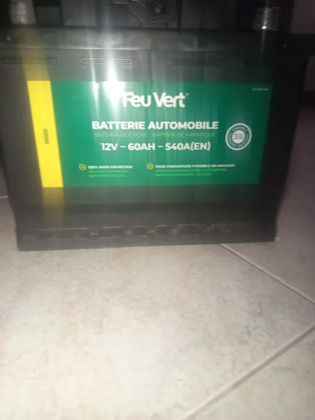 Batería Coche Feu Vert 12V 60AH 540A