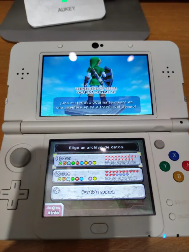 Nuovo Nintendo 3DS + Custodia Zelda + microsd 64gb