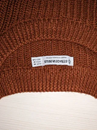 Jersey Stradivarius Marrón Talla M