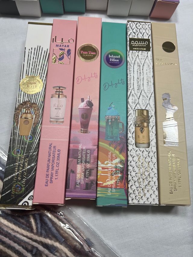 Lote 6 miniaturas perfumes 35 ml