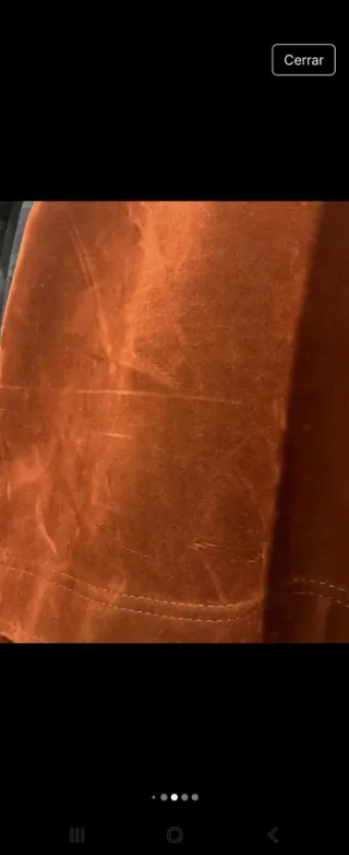 Parka forrada unisex marrón