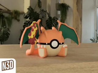 Pokeball 3D Charizard