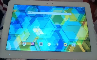 Tablet bq blanca revisada