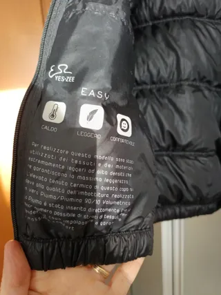 Piumino bambino 9/10 anni nero