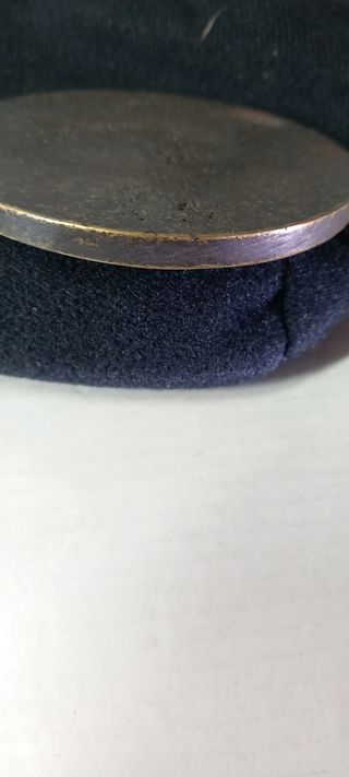 Medaglione Mussolini metallo