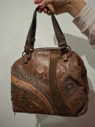Bolso Anneke Marrón Multicolor