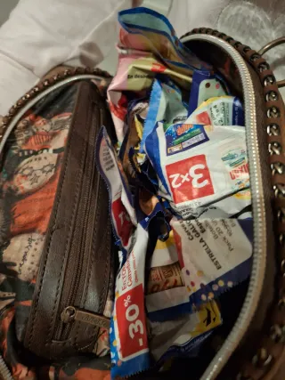 Bolso Anneke Marrón Multicolor