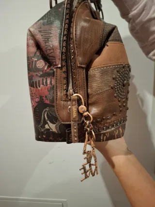 Bolso Anneke Marrón Multicolor