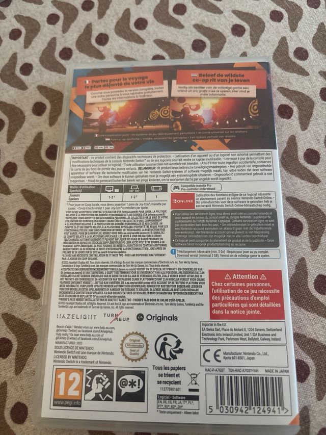 It Takes Two Nintendo Switch