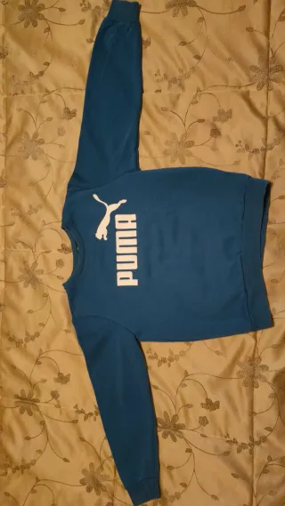 Sudadera Puma azul niño Talla 11-12