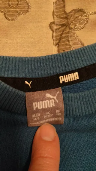 Sudadera Puma azul niño Talla 11-12