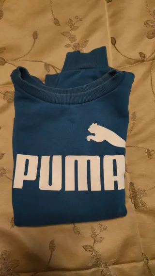 Sudadera Puma azul niño Talla 11-12