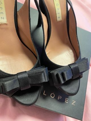 Zapatos de tacón Pura Lopez negros