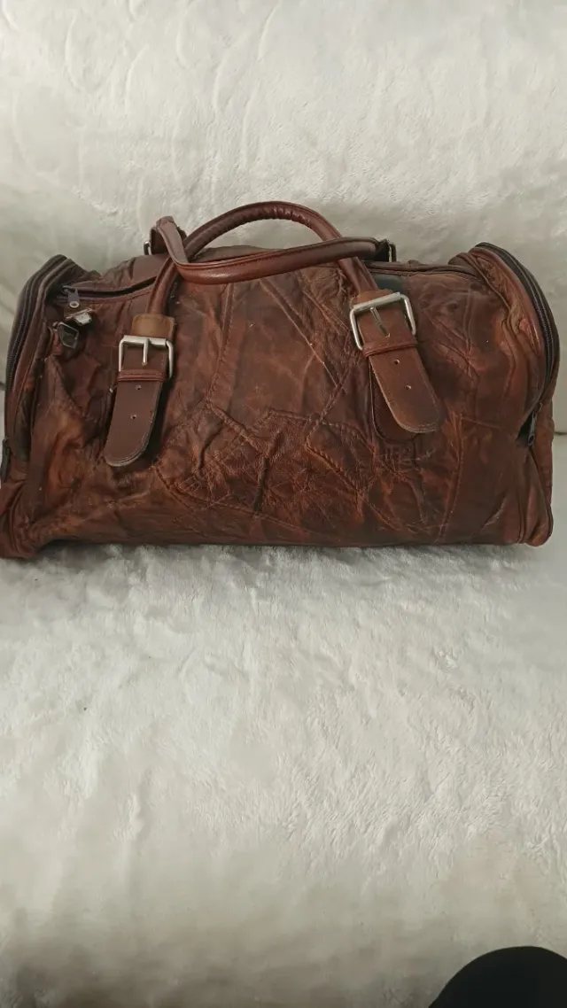 Bolso de cuero para viaje