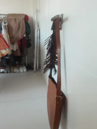 Bolso Uterqüe piel marrón