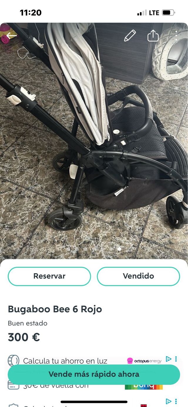 Bugaboo Bee 6 con capazo