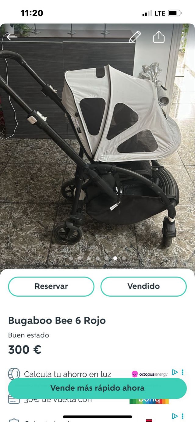 Bugaboo Bee 6 con capazo