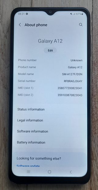 Samsung Galaxy A12 (SM-A127F/DSN), 4GB RAM, 128GB