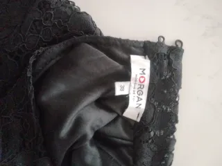 Vestido de fiesta negro encaje