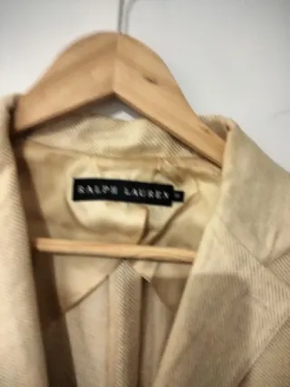 Chaqueta Ralph Lauren Lino Beige