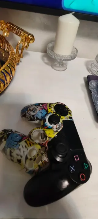 Mando PS4 Personalizado Graffiti