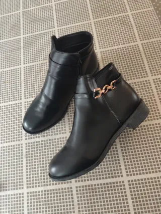 Botines negros