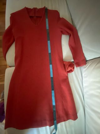 Abito lana rosso