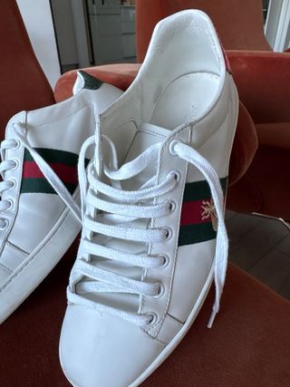 Zapatillas Gucci Blancas con Abeja