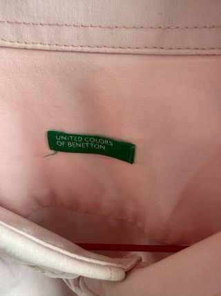 Camisa Benetton rosa