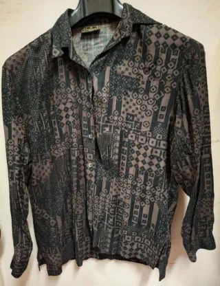 Camicia Fendi Unisex Fantasia Geometrica