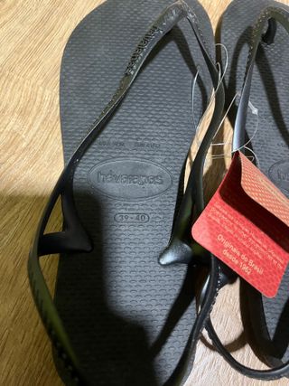 Chanclas Havaianas Sunny II Negro Talla 39/40