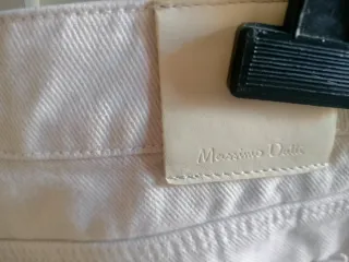 Pantalón tobillero color crudo