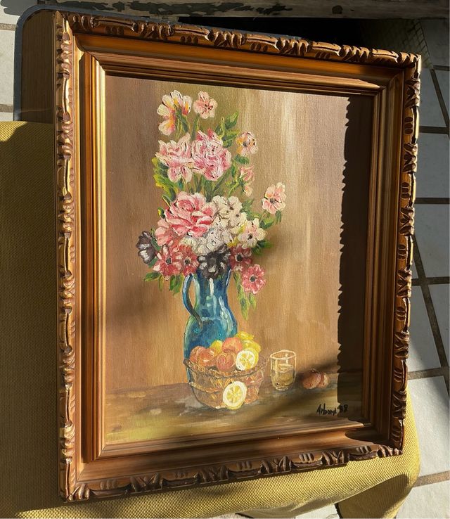 Quadro in legno dorato