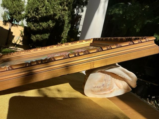 Quadro in legno dorato