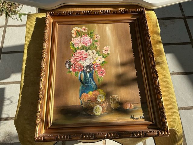 Quadro in legno dorato