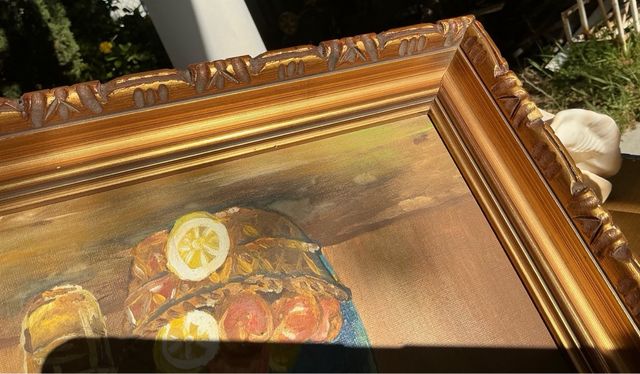 Quadro in legno dorato