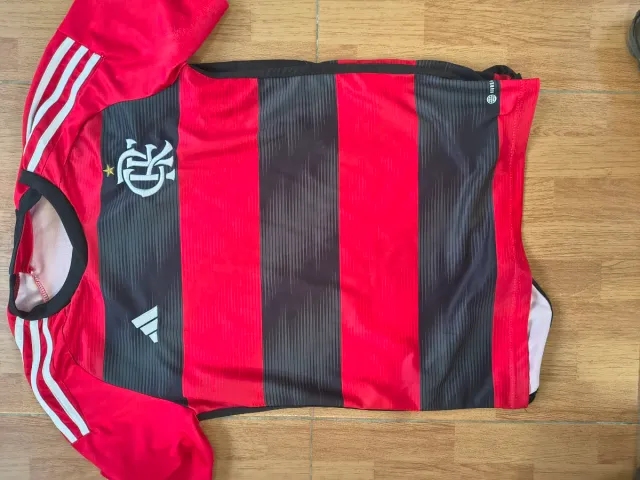 Camiseta Adidas Flamengo Roja y Negra