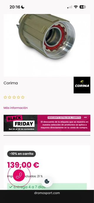 Núcleo Corima WS47+ 11v