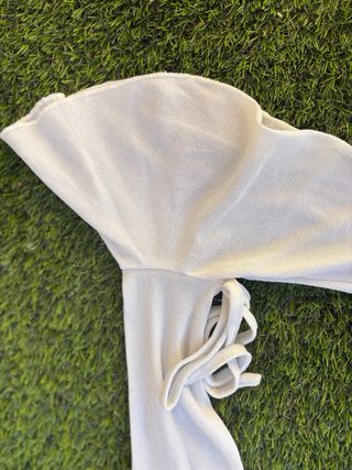 Top Bolero Mangas Acampanadas Texturizado