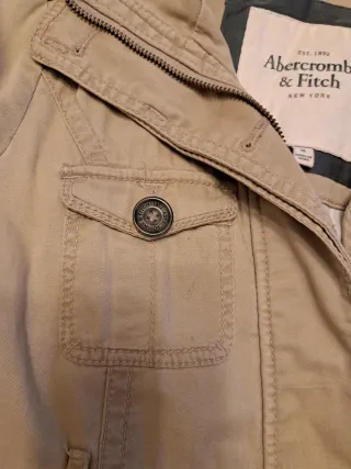 Chaqueta Abercrombie & Fitch Mujer Beige